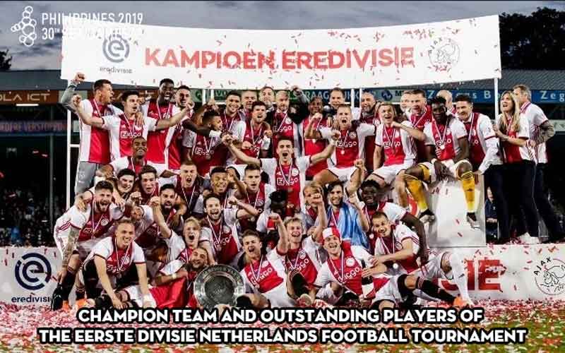 Champion team and outstanding players of the Eerste Divisie Netherlands football tournament