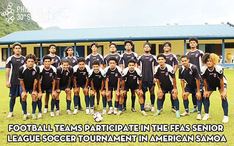 Football teams participate in the FFAS Senior League soccer tournament in American Samoa