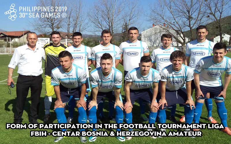 Form of participation in the football tournament Liga FBIH - Centar Bosnia & Herzegovina Amateur