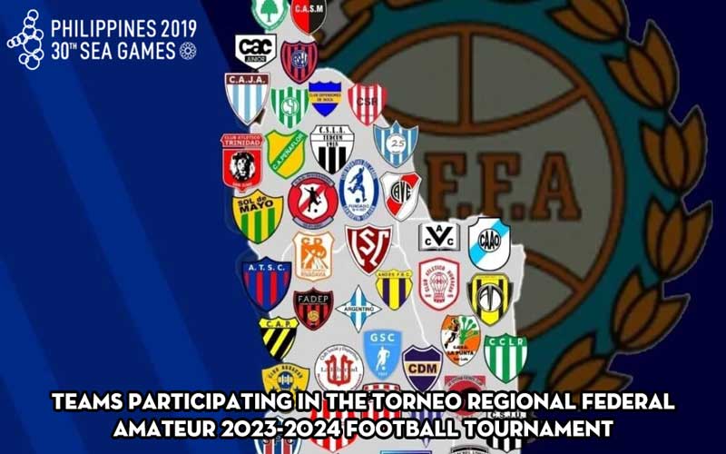 Teams participating in the Torneo Regional Federal Amateur 2023-2024 football tournament
