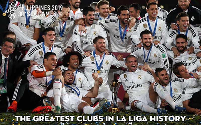 The greatest clubs in La Liga history