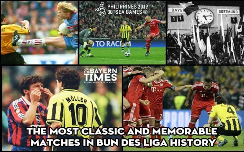 The most classic and memorable matches in Bun des liga history